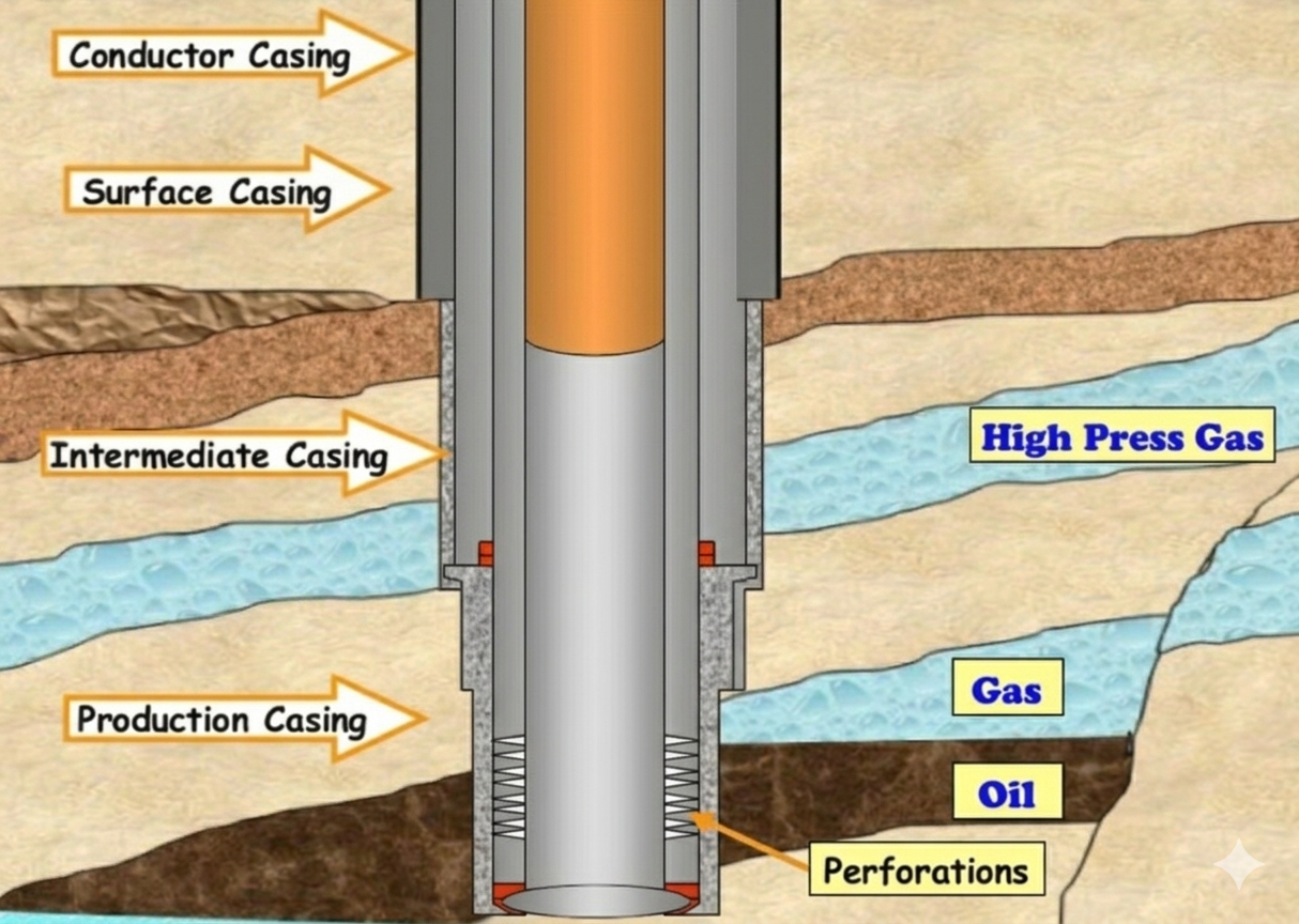 Production Casing Oil Well Completion